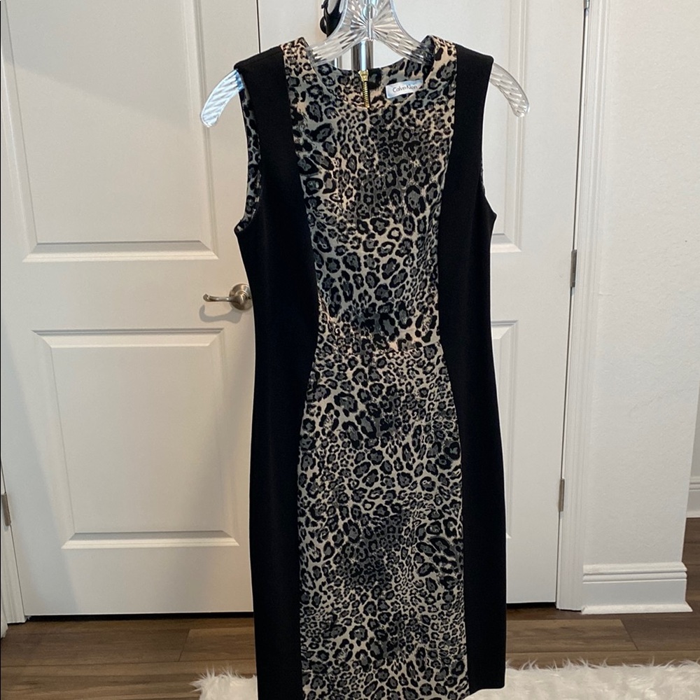 Calvin Klein Animal Print Dress- see description